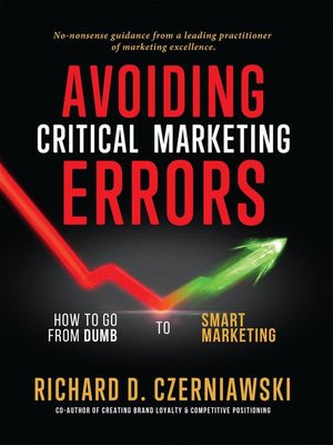 cover image of Avoiding Critical Marketing Errors